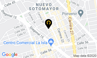 Mapa de Exostos Marin en Bucaramanga