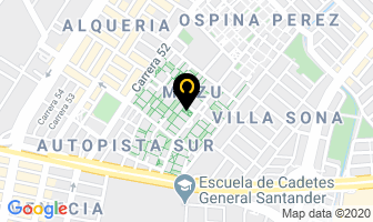 Mapa de Exostos Pedro Camelo en Bogotá D.C