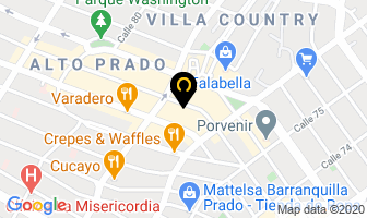 Mapa de Exotic Skins Ltda. en Barranquilla