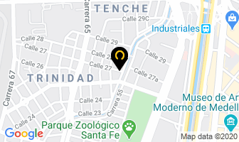 Mapa de Expendio De Carnes Gariopa en Medellín
