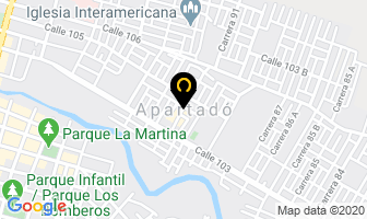 Mapa de Expertos Inmobiliarios Ltda en Apartadó