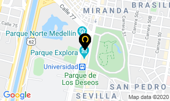 Mapa de Explora G Y D Ltda en Medellín