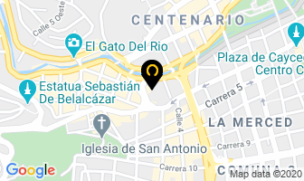 Mapa de Expo Medical Care en Cali