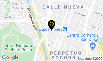 Mapa de Expollantas en Medellín