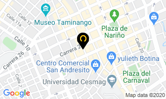 Mapa de Expomuebles en Pasto