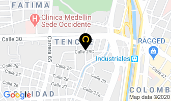 Mapa de Exporplas en Medellín