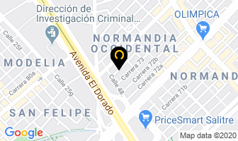 Mapa de Exportaciones El Dorado Ltda. en Bogotá D.C