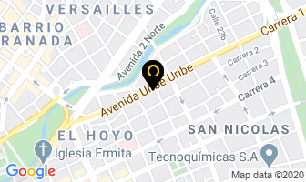 Mapa de Expresate Publicidad en Cali