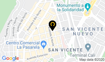 Mapa de Expresiones Finas Ltda. en Cali