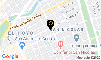 Mapa de Expreso Andino De Carga S.a en Cali