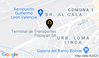 Mapa de Expreso La Gaitana S.a. en Popayán