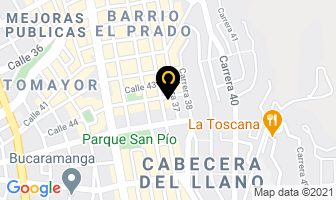 Mapa de Express Gas Ltda. en Bucaramanga