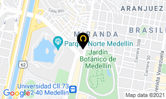 Mapa de Express Logistica Internacional en Medellín