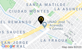 Mapa de Extensiones De Pestañas Profesionales en Bogotá D.C
