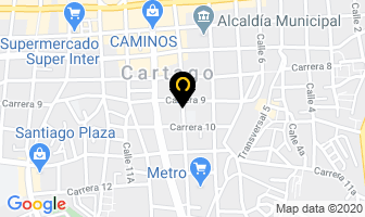 Mapa de Extin Norte en Cartago