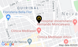 Mapa de Extincom en Neiva