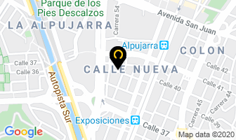 Mapa de Extingas en Medellín
