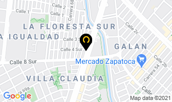 Mapa de Extintores Gebermendez en Bogotá D.C