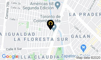 Mapa de Extintores M.g. Ltda en Bogotá D.C