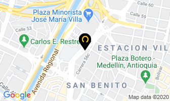 Mapa de Extintores Ridex en Medellín