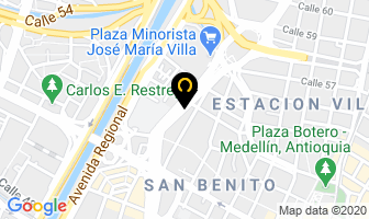 Mapa de Extintores Ridex Ltda. en Medellín