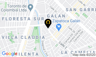 Mapa de Extintores Tecniexcol en Bogotá D.C