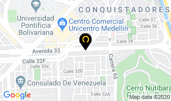 Mapa de Extra Pizzas Pizzería en Medellín