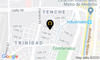 Mapa de EXTRACTORES  EOLICOS FABRIMONTAR en Medellín