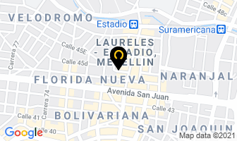 Mapa de Extrangería Y Migración en Medellín