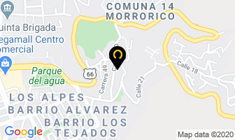 Mapa de Extraseco en Bucaramanga