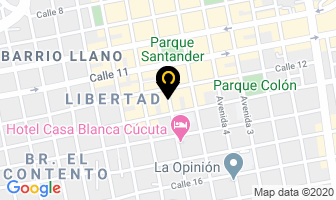 Mapa de Extuservi en Cúcuta
