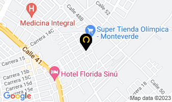 Mapa de Fa Muebles Y Acabados Integrales en Montería