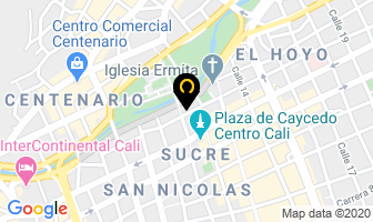 Mapa de Fabio Diaz Mesa Abogado en Cali