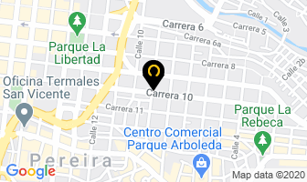 Mapa de Fábrica De Balones Legol en Pereira