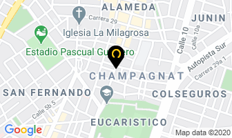 Mapa de Fabrica De Colchones Divalle en Cali