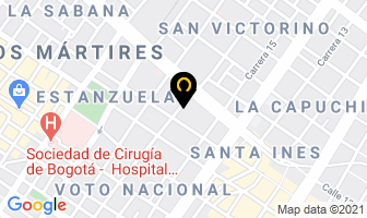 Mapa de Fabrica De Mallas B en Bogotá D.C