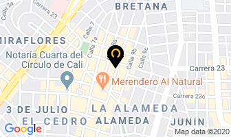 Mapa de Fabrica De Muebles Cesar A. Gonzalez en Cali