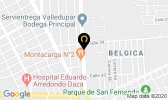 Mapa de Fábrica De Muebles Sicarare en Valledupar