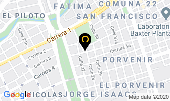 Mapa de Fábrica De Vidrios Indusvit en Cali