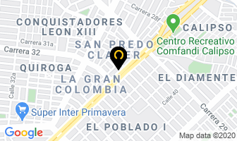 Mapa de Fabrica El Mueble Osorio en Cali