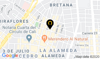 Mapa de Fabrijoyas en Cali