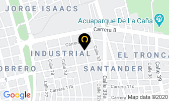 Mapa de Fabriles Tanques Metálicos en Cali