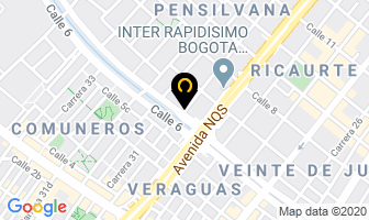 Mapa de Fabripartes M.r. en Bogotá D.C