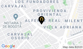 Mapa de Fabritec Rg Ltda en Bogotá D.C