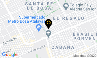 Mapa de Fabrizarandas en Bogotá D.C