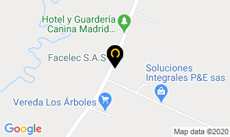 Mapa de Facelec Ltda. en Madrid