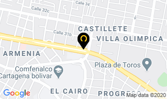Mapa de Fachaplast en Cartagena