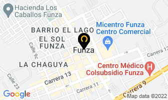 Mapa de Facob Arquitectura Y Costrucción en Funza