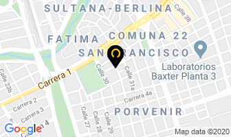 Mapa de Facocer Conductores Electricos. en Cali