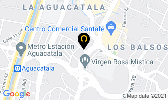 Mapa de Facycorp Centro De Estética en Medellín